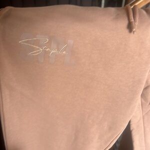 Khaki staple sweatpants need with tag